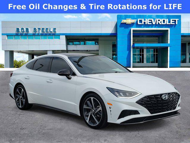 used 2022 Hyundai Sonata car, priced at $16,370