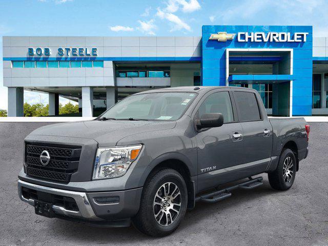 used 2021 Nissan Titan car, priced at $27,600