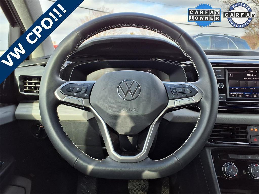 used 2024 Volkswagen Taos car, priced at $19,490