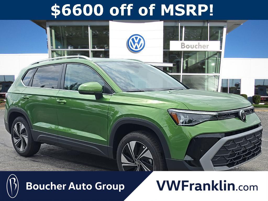 new 2025 Volkswagen Taos car, priced at $26,999