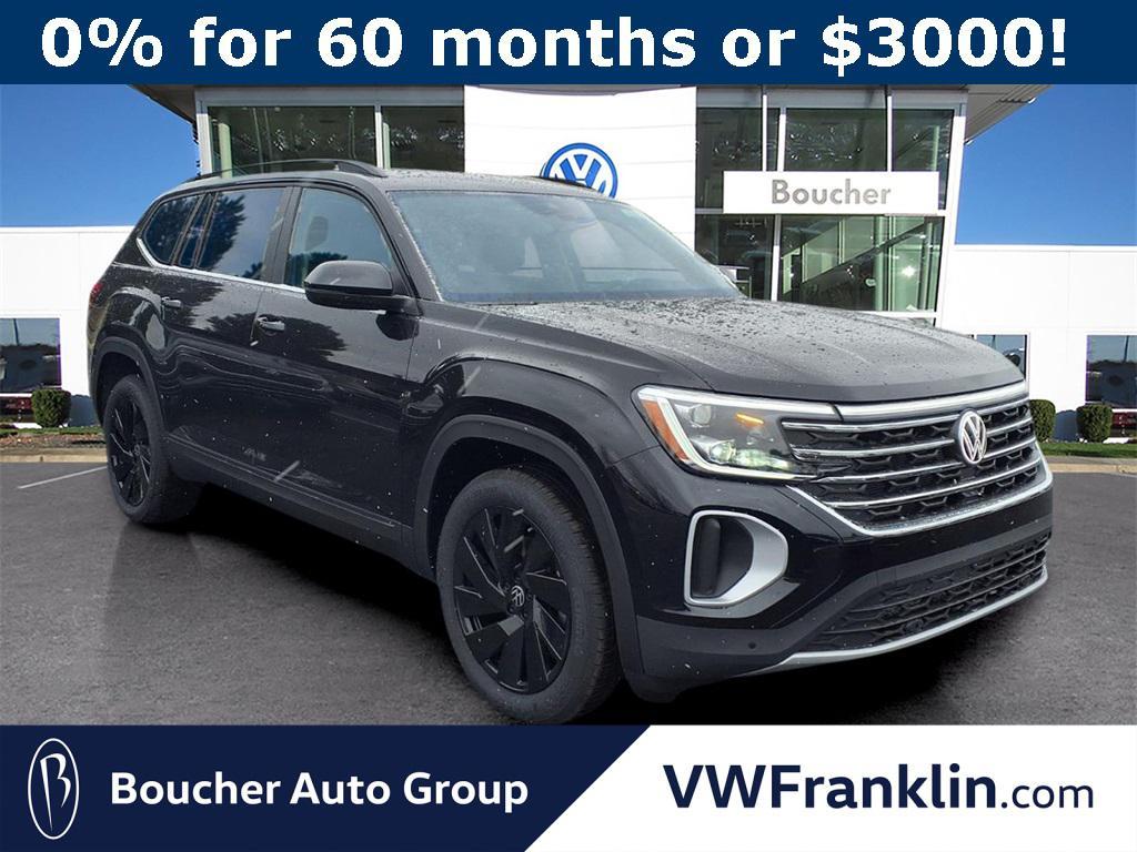 new 2026 Volkswagen Atlas car, priced at $43,490