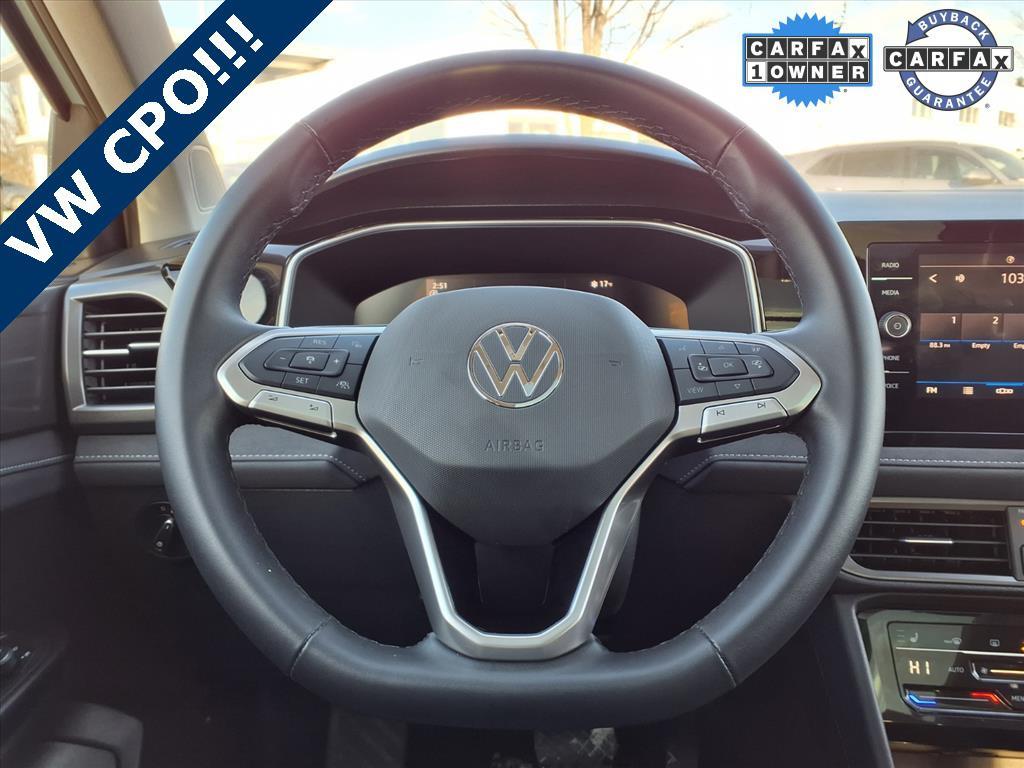 used 2025 Volkswagen Taos car, priced at $24,690