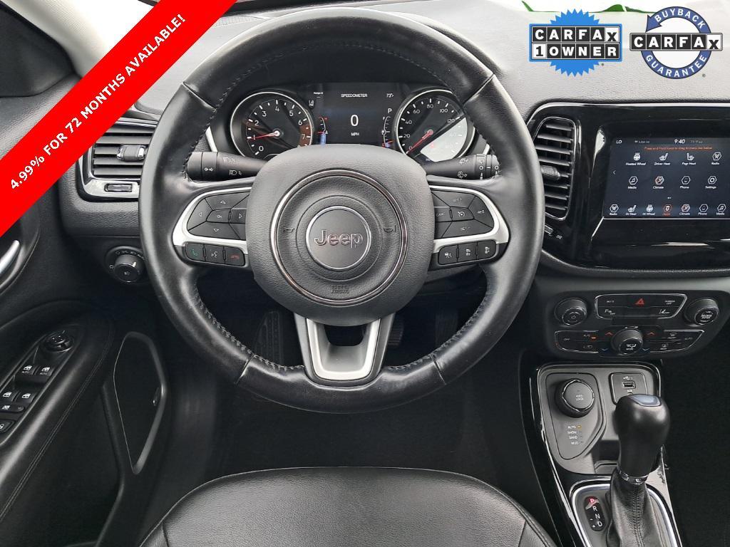 used 2021 Jeep Compass car, priced at $17,999
