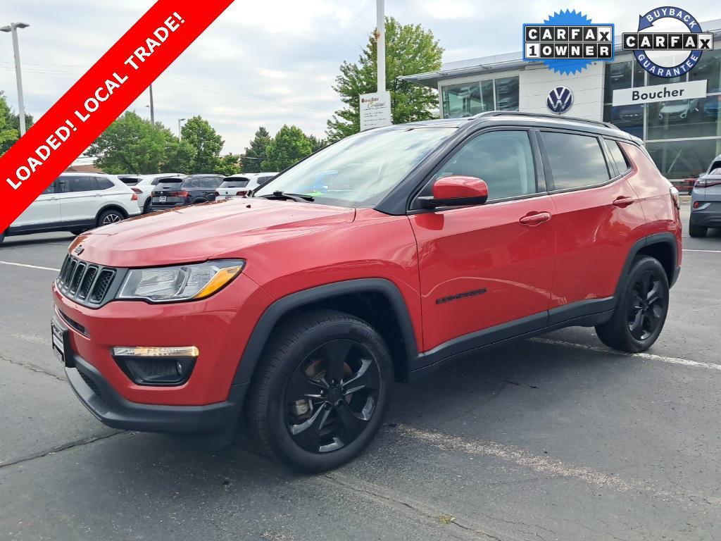 used 2021 Jeep Compass car, priced at $17,999