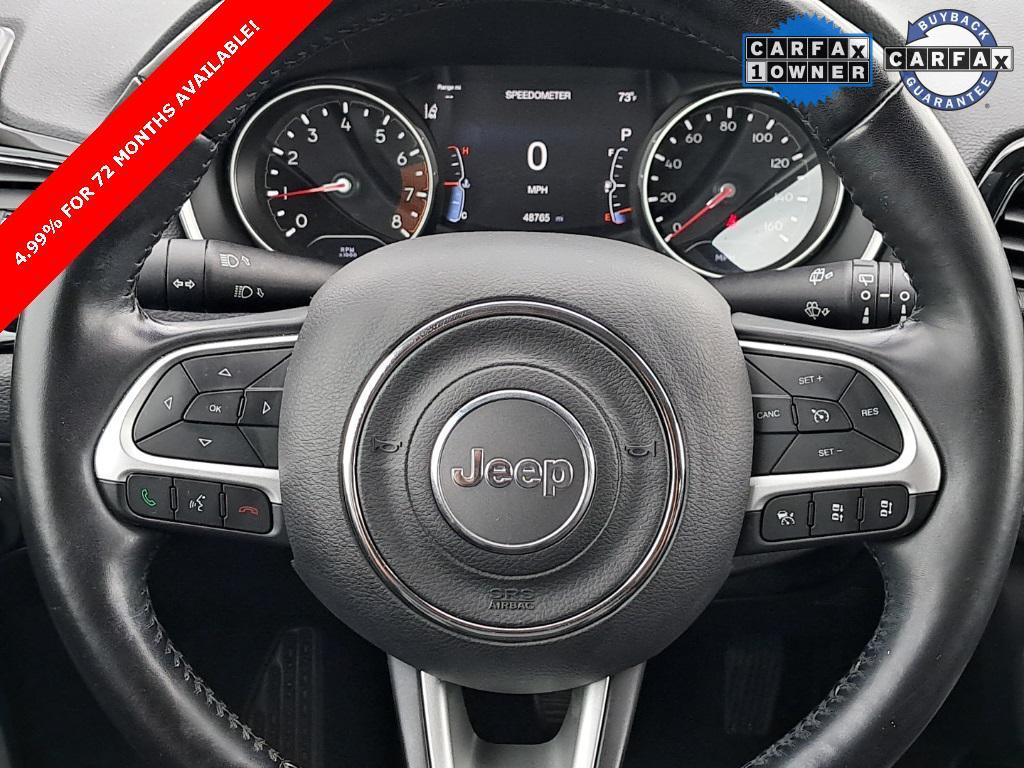 used 2021 Jeep Compass car, priced at $17,999