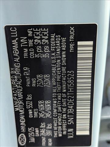 new 2026 Hyundai SANTA CRUZ car, priced at $33,343