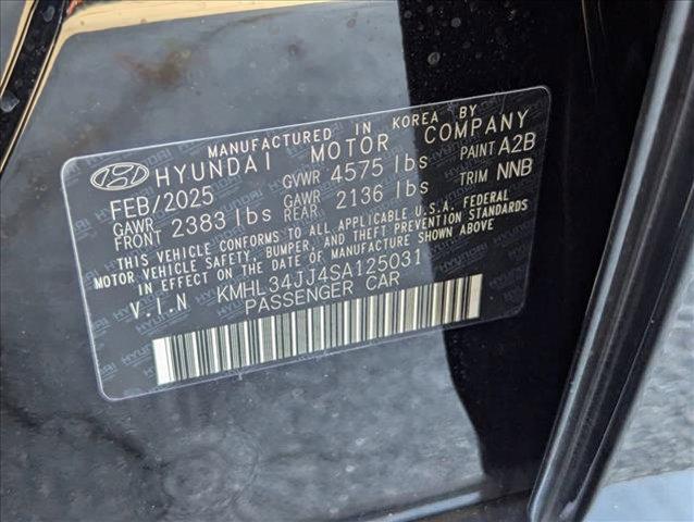 new 2025 Hyundai Sonata Hybrid car, priced at $31,723