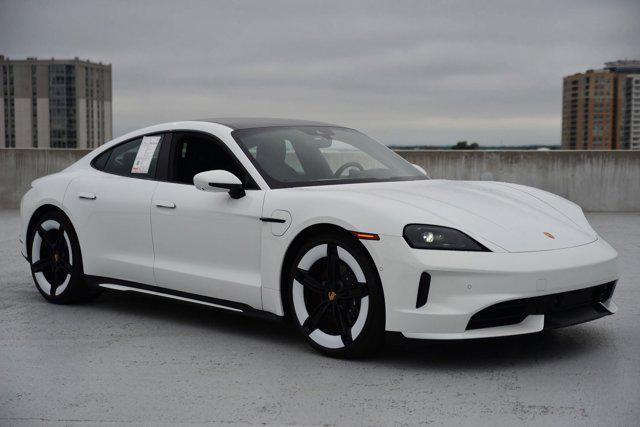 used 2025 Porsche Taycan car, priced at $126,902