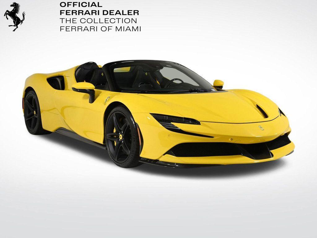 used 2022 Ferrari SF90 Spider car, priced at $574,900