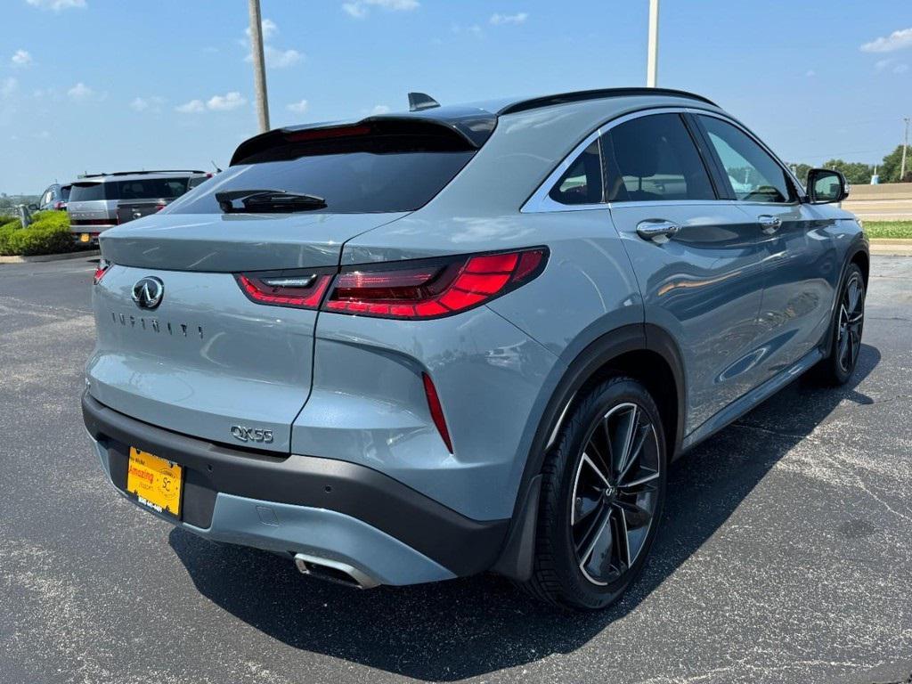 used 2022 INFINITI QX55 car, priced at $27,998