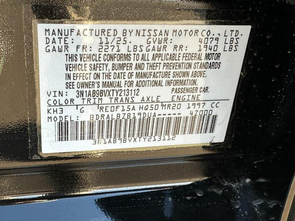 new 2026 Nissan Sentra car, priced at $22,341