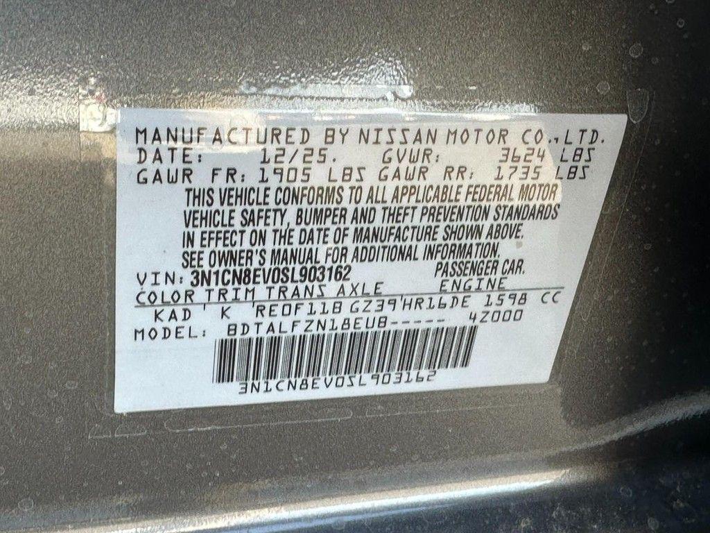 new 2025 Nissan Versa car, priced at $19,600