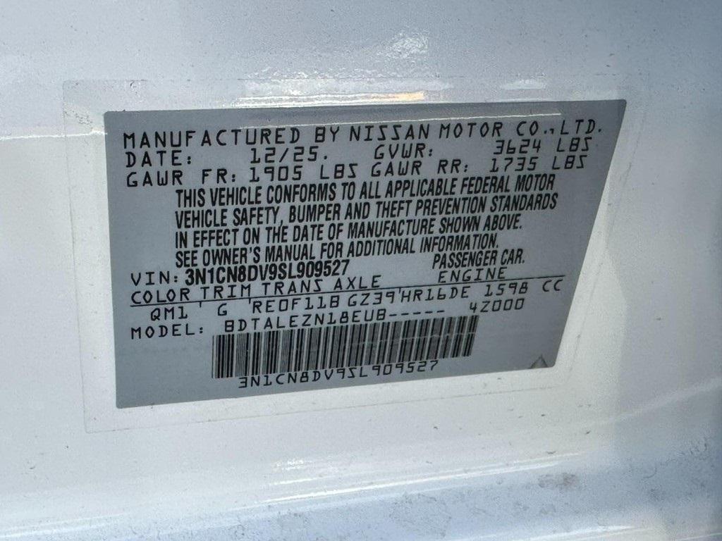 new 2025 Nissan Versa car, priced at $18,090