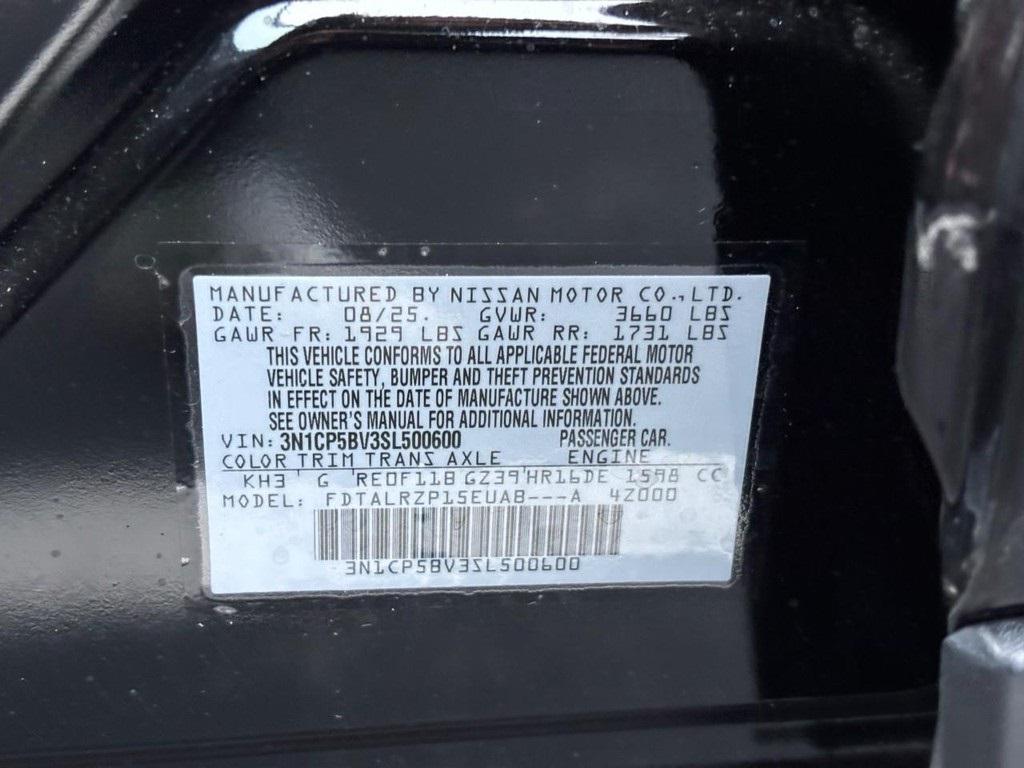 new 2025 Nissan Kicks car, priced at $18,865