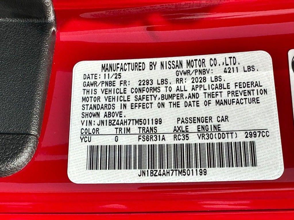 new 2026 Nissan Z car, priced at $42,937