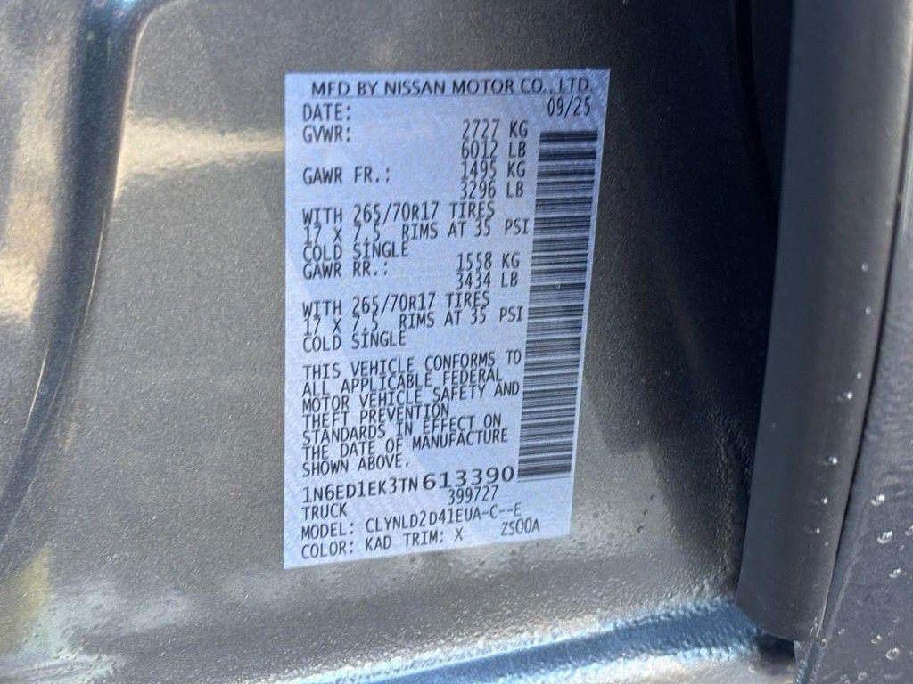 new 2026 Nissan Frontier car, priced at $42,080