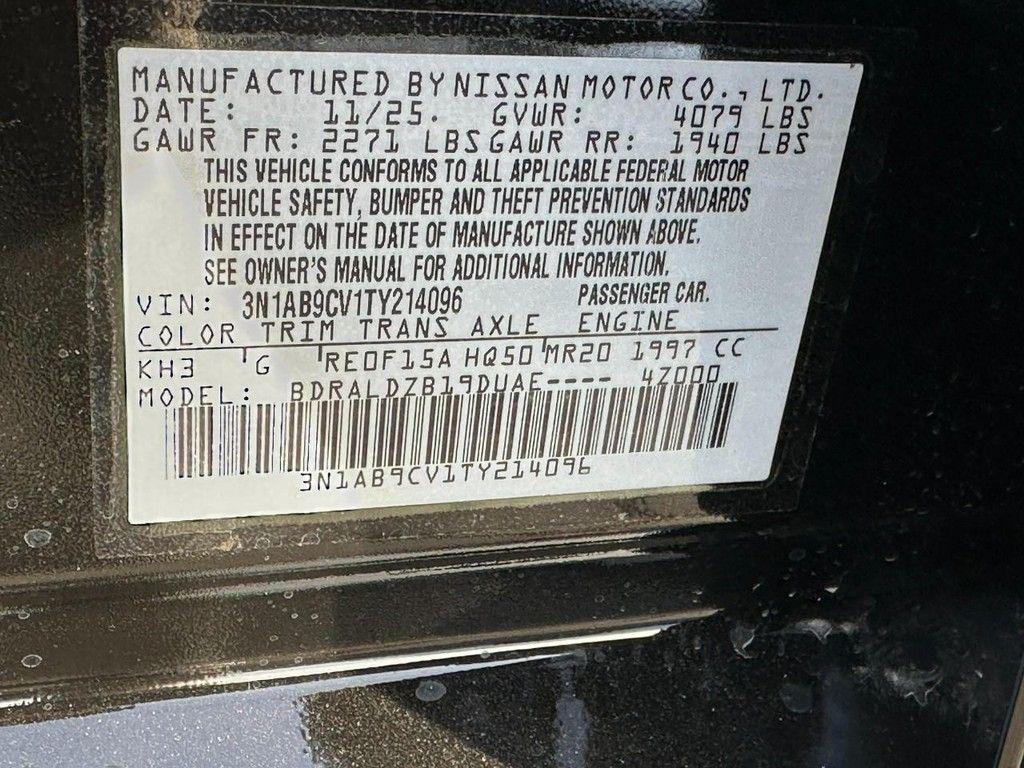 new 2026 Nissan Sentra car, priced at $23,964