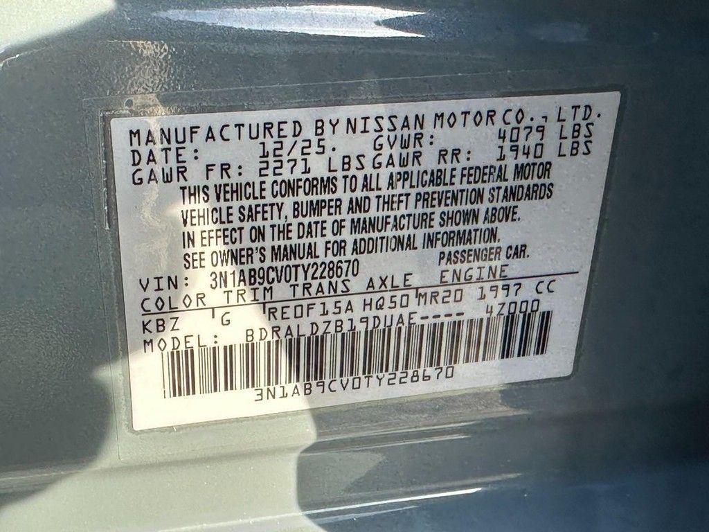 new 2026 Nissan Sentra car, priced at $24,468