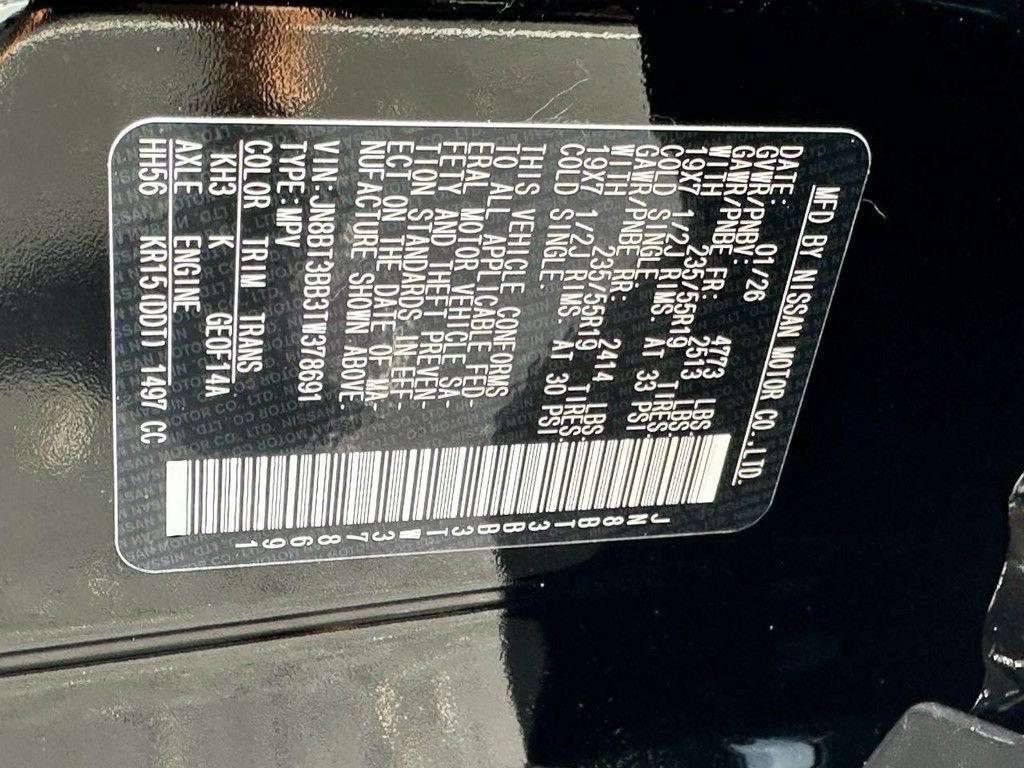 new 2026 Nissan Rogue car, priced at $31,378