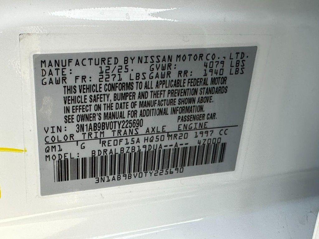 new 2026 Nissan Sentra car, priced at $22,788