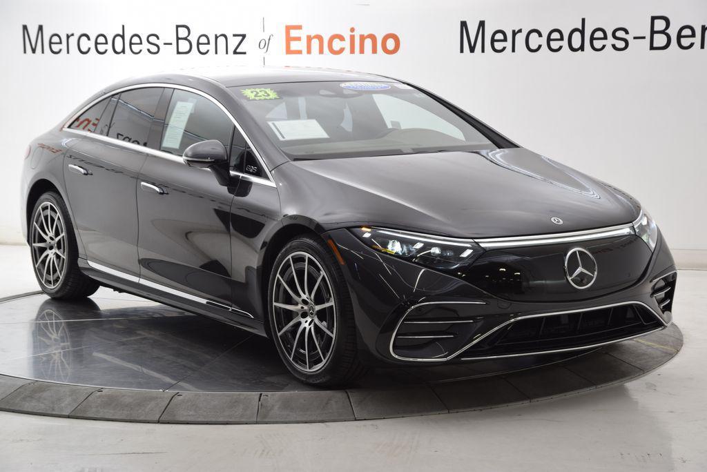 used 2023 Mercedes-Benz EQS 580 car, priced at $58,997