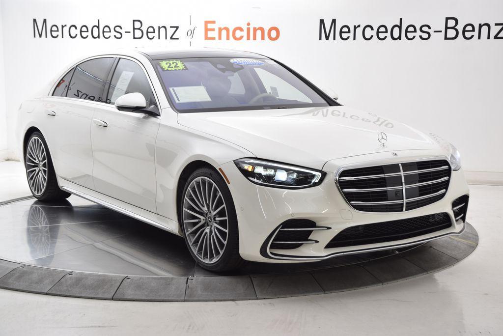 used 2022 Mercedes-Benz S-Class car, priced at $63,997