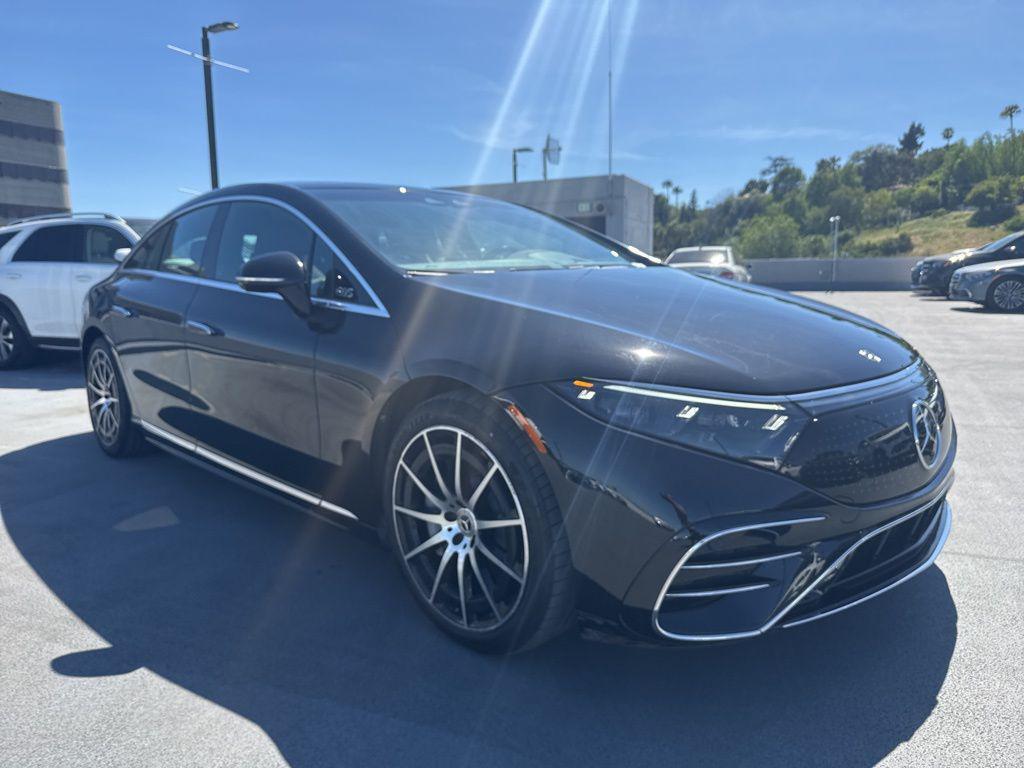used 2023 Mercedes-Benz EQS 580 car, priced at $52,997