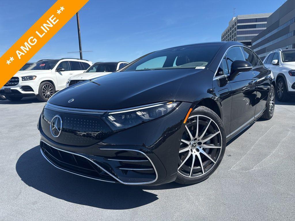 used 2023 Mercedes-Benz EQS 580 car, priced at $52,997