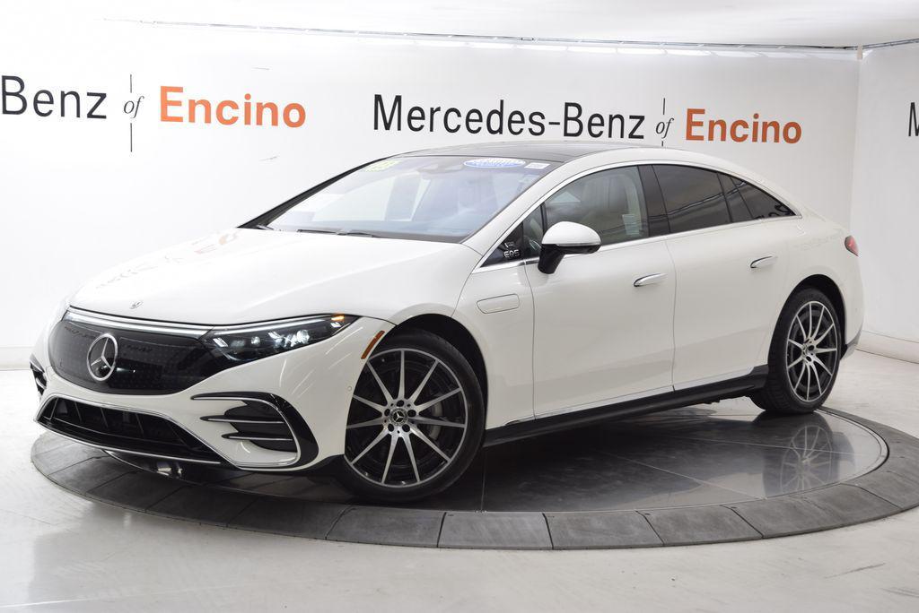 used 2023 Mercedes-Benz EQS 580 car, priced at $55,997