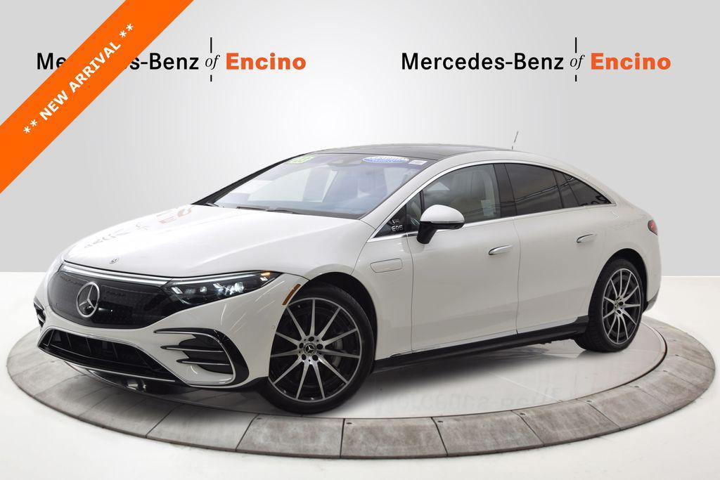 used 2023 Mercedes-Benz EQS 580 car, priced at $55,997