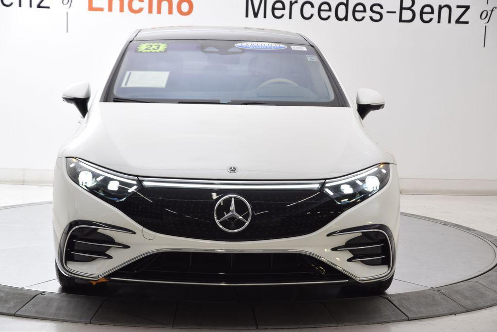 used 2023 Mercedes-Benz EQS 580 car, priced at $55,997
