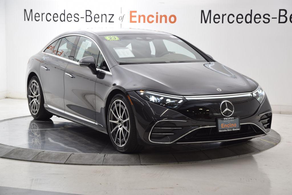used 2023 Mercedes-Benz EQS 580 car, priced at $48,998