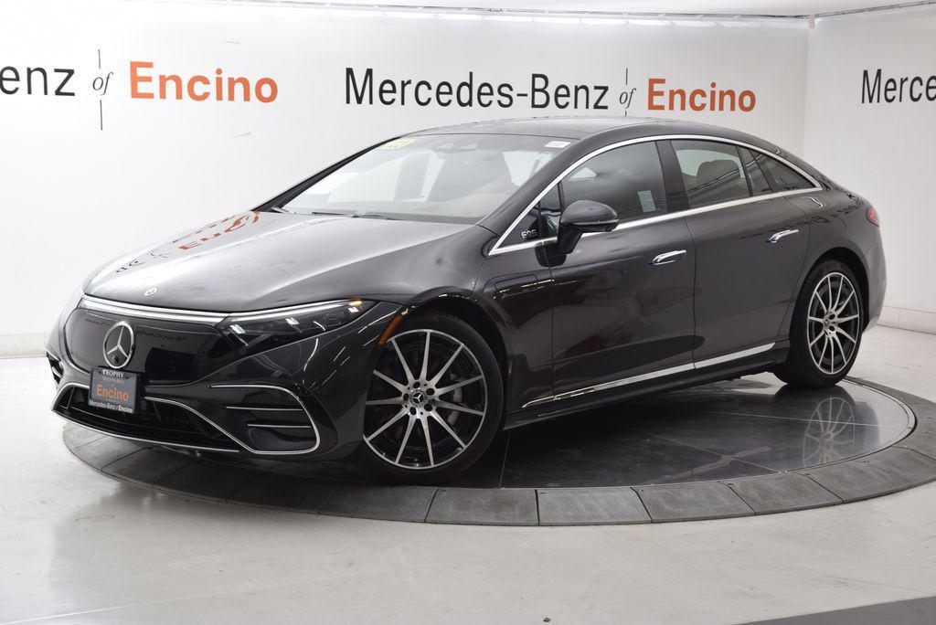 used 2023 Mercedes-Benz EQS 580 car, priced at $48,998