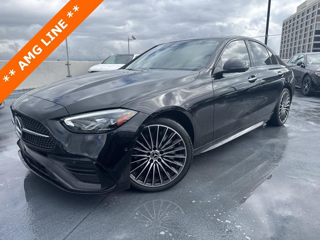 used 2024 Mercedes-Benz C-Class car, priced at $36,997