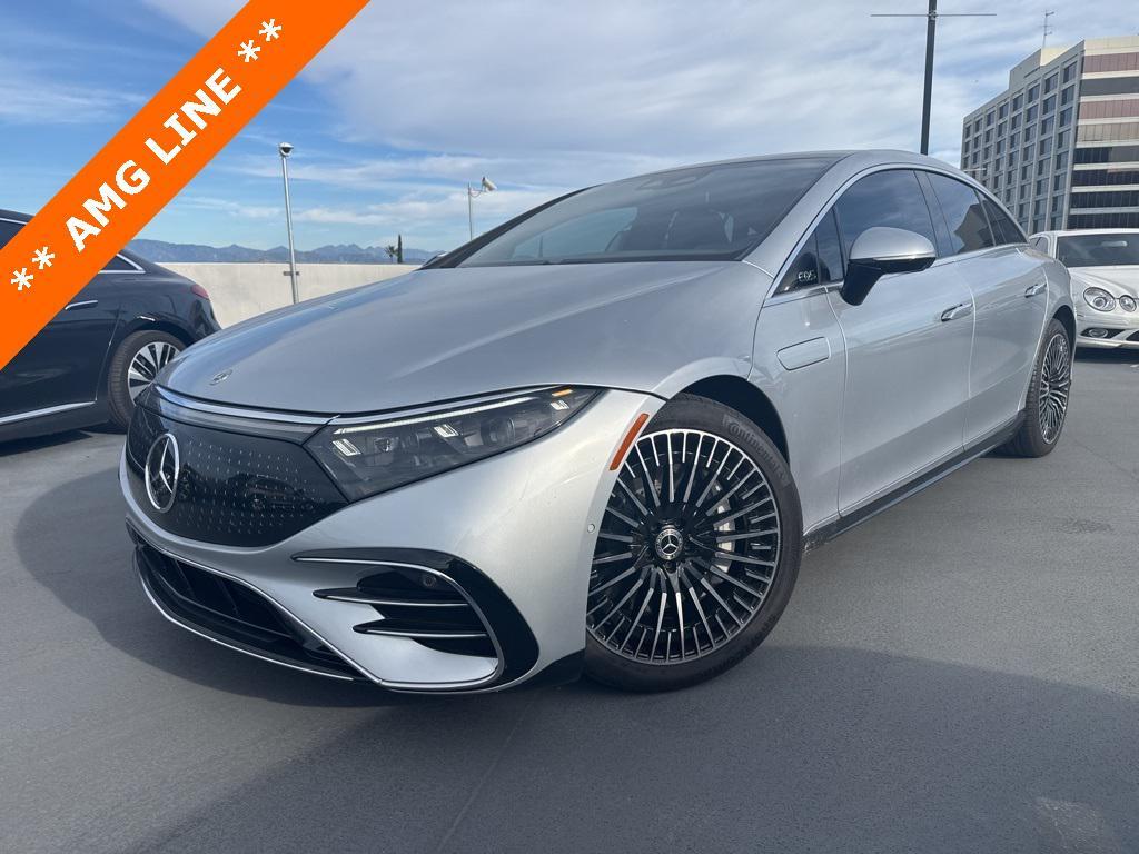 used 2022 Mercedes-Benz EQS 450+ car, priced at $35,998