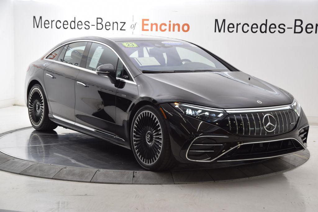 used 2023 Mercedes-Benz AMG EQS car, priced at $66,997