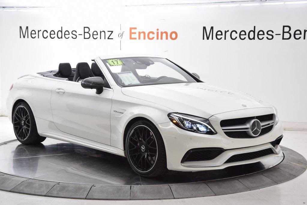 used 2017 Mercedes-Benz AMG C 63 car, priced at $36,998