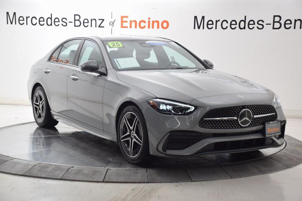 used 2025 Mercedes-Benz C-Class car, priced at $51,997