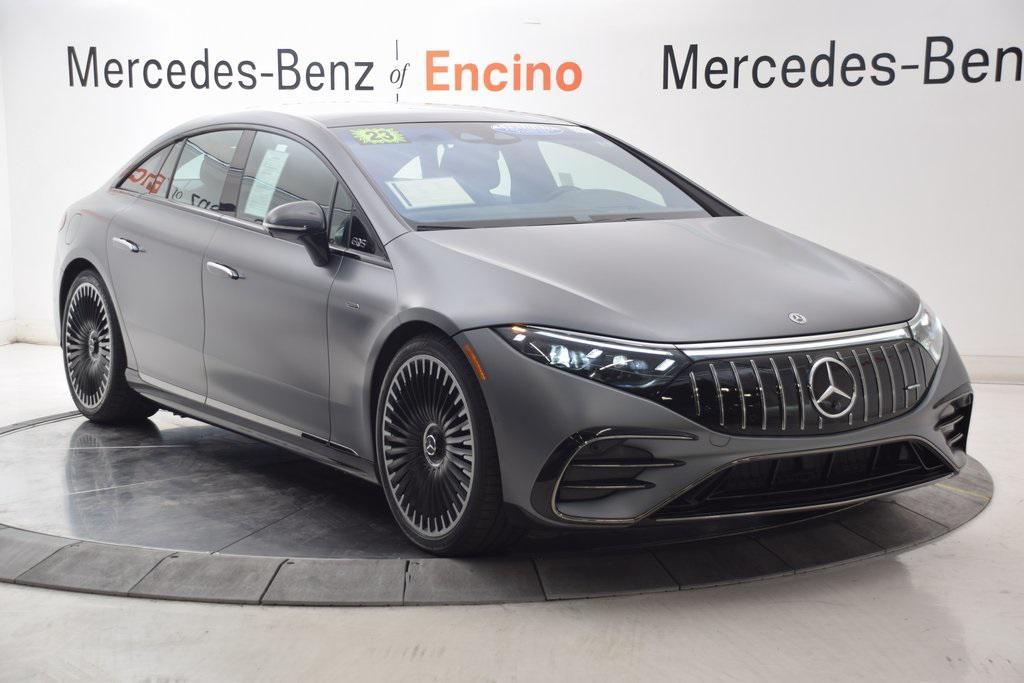 used 2023 Mercedes-Benz AMG EQS car, priced at $69,497