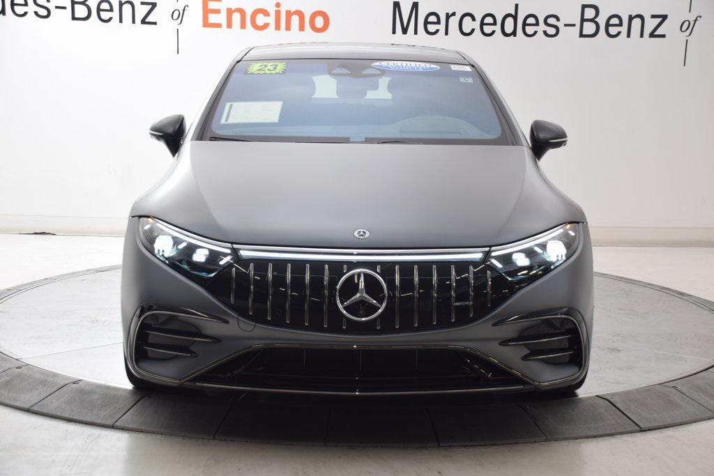 used 2023 Mercedes-Benz AMG EQS car, priced at $69,497