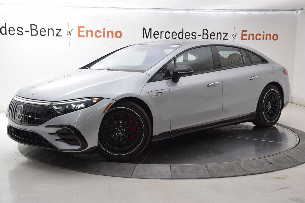 new 2025 Mercedes-Benz AMG EQS car, priced at $151,335