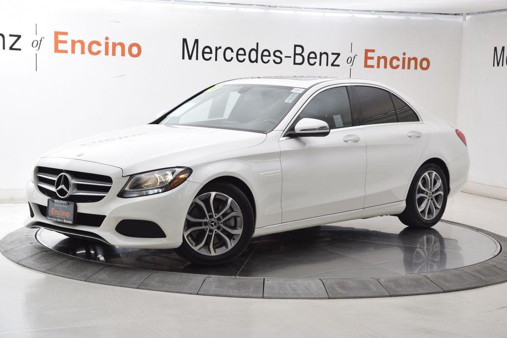 used 2018 Mercedes-Benz C-Class car, priced at $16,888