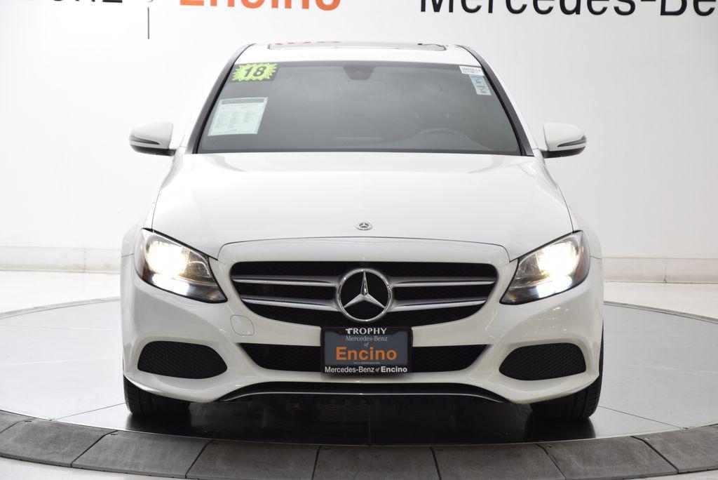 used 2018 Mercedes-Benz C-Class car, priced at $16,888
