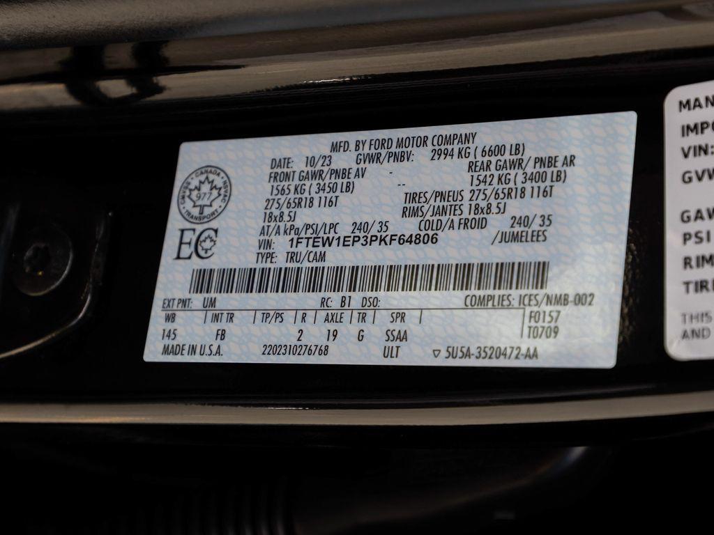 used 2023 Ford F-150 car, priced at $37,990