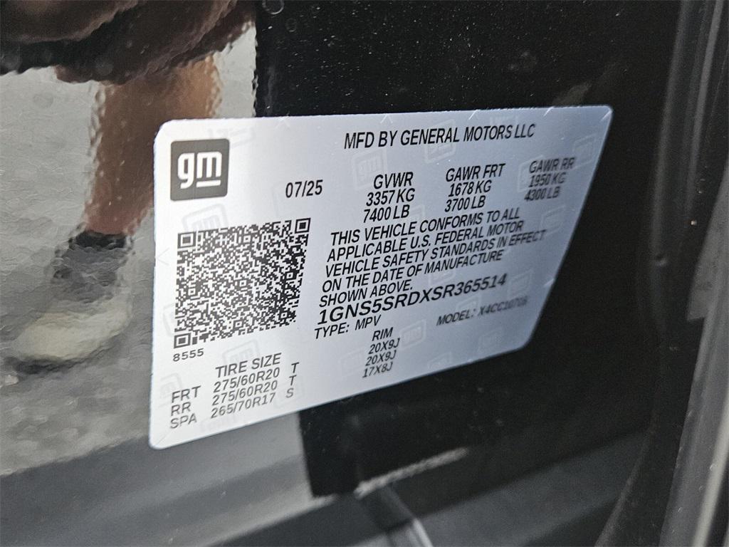 new 2025 Chevrolet Tahoe car, priced at $73,595