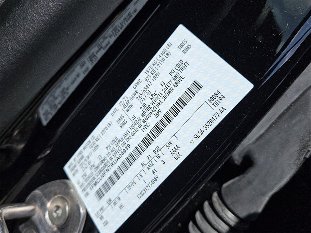 used 2024 Ford Escape car, priced at $22,495