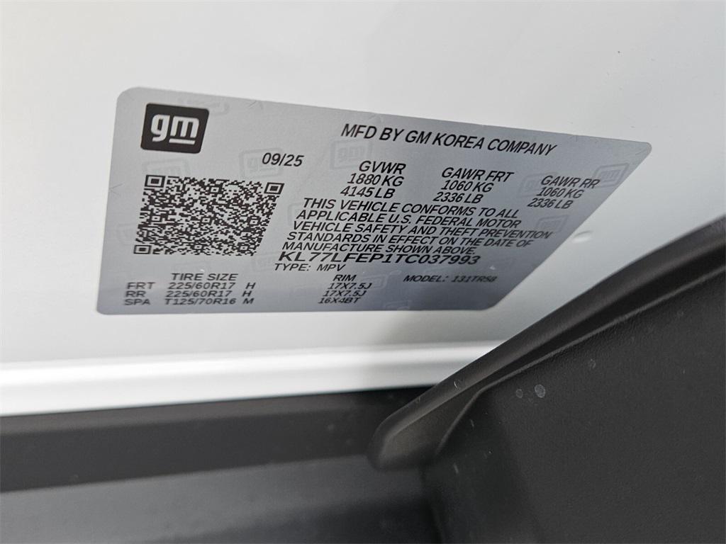 new 2026 Chevrolet Trax car, priced at $23,990