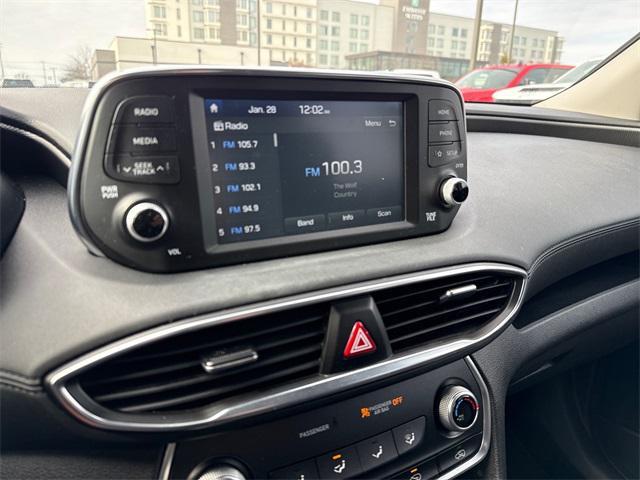 used 2019 Hyundai Santa Fe car, priced at $14,995