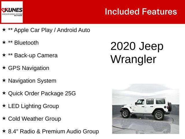 used 2020 Jeep Wrangler Unlimited car, priced at $28,999