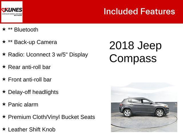 used 2018 Jeep Compass car, priced at $10,950